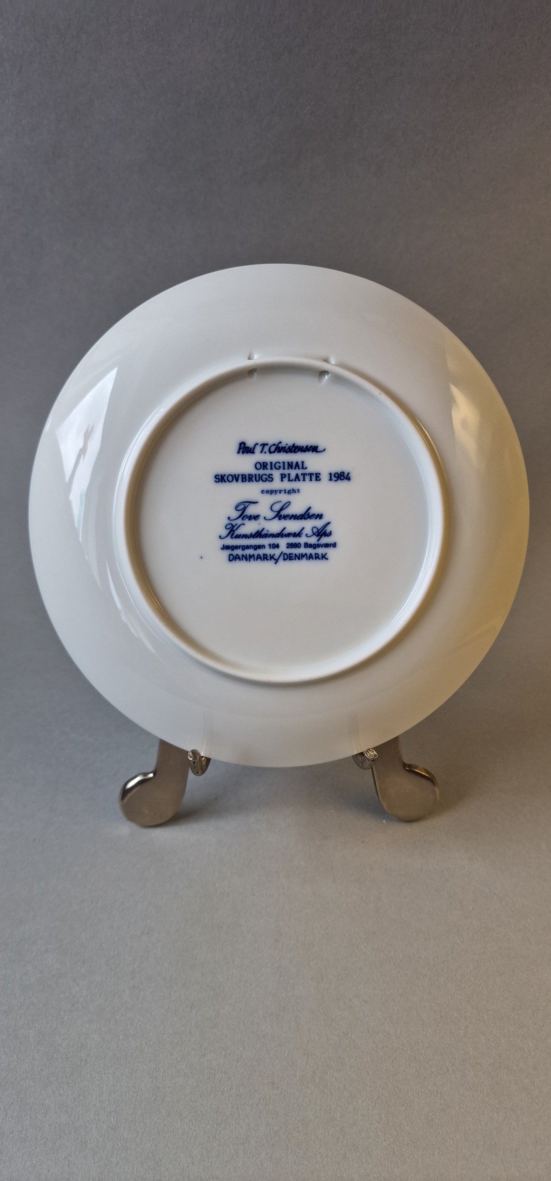 Skovbrugsplatte, Tove Svendsen, 1984